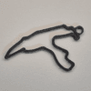 Spa Francorchamps circuit keychain